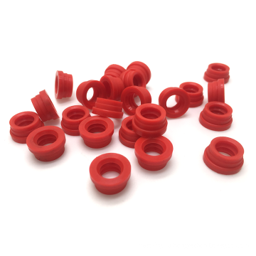 Customizable Hole Bound Round Hollow Rubber Seal Stopper Silicone Plug Grommet, Rubber Stopper rubber cap for tube